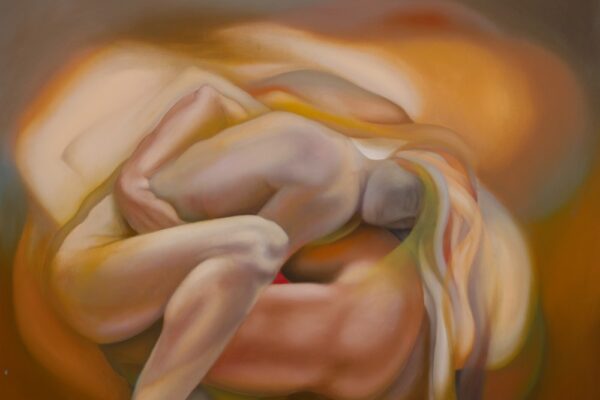 Leda 2020 oil on linen